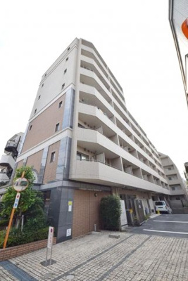 【外観】 | サンパレス駒込壱番館　　12817 | ８階建ての鉄筋コンクリートマンション(^^)/