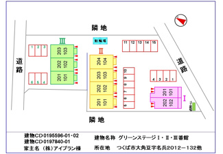 【駐車場】 | グリーンステージⅢ番館 | 駐車場