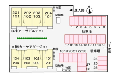 【区画図】 | カーサドルチェ