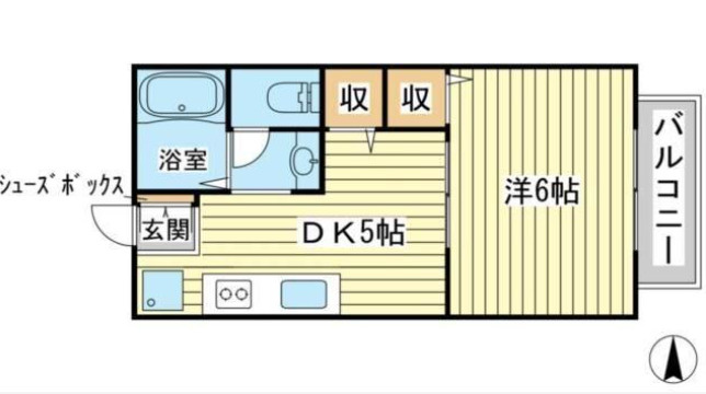 ラポール弐番館の間取り