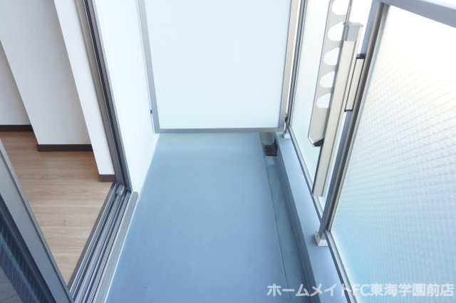 熊本市中央区薬園町の賃貸マンションのバルコニー