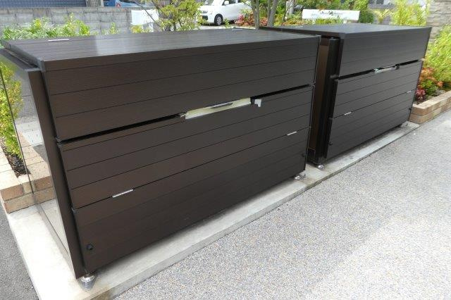 倉敷市西中新田のアパートのその他共用部分|敷地内専用ゴミステーション