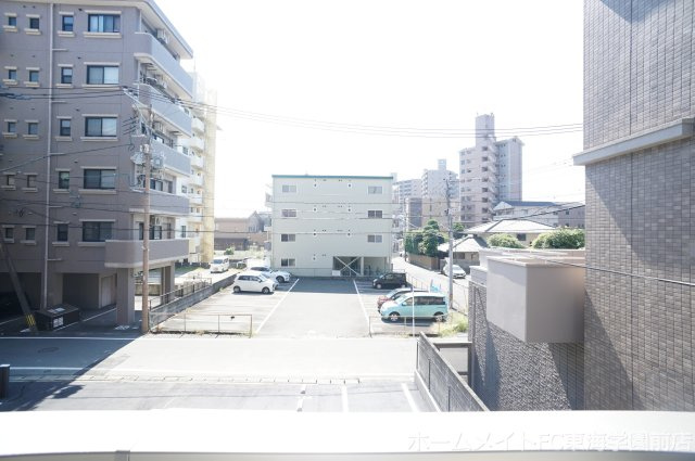 熊本市中央区新屋敷１丁目のアパートの展望