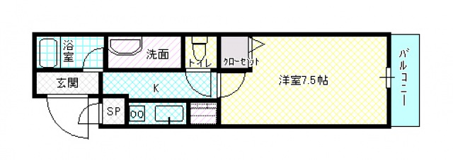 【間取り】 | フジパレス弓削