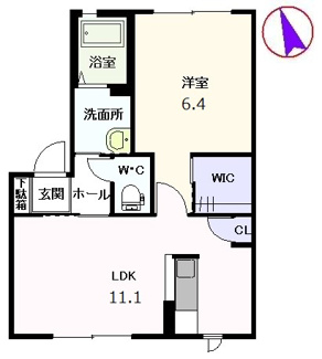 【間取り】 | サウザンドタウン  C棟