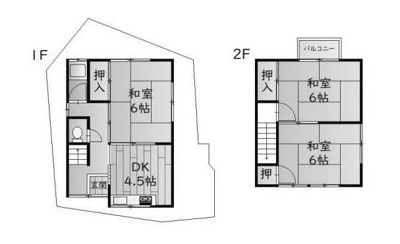 【その他】 | 亀岡　下矢田町二丁目　建築条件無し売土地 | 現況間取り図