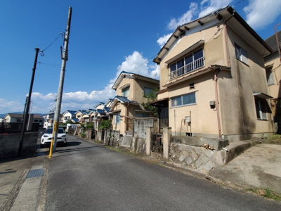 【前面道路含む現地写真】 | 亀岡　下矢田町二丁目　建築条件無し売土地