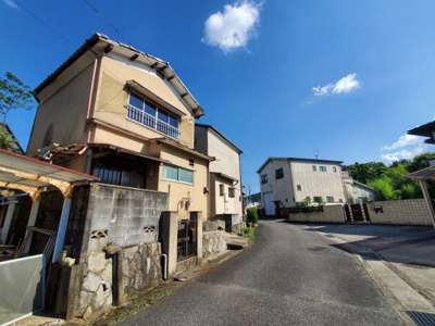 【前面道路含む現地写真】 | 亀岡　下矢田町二丁目　建築条件無し売土地