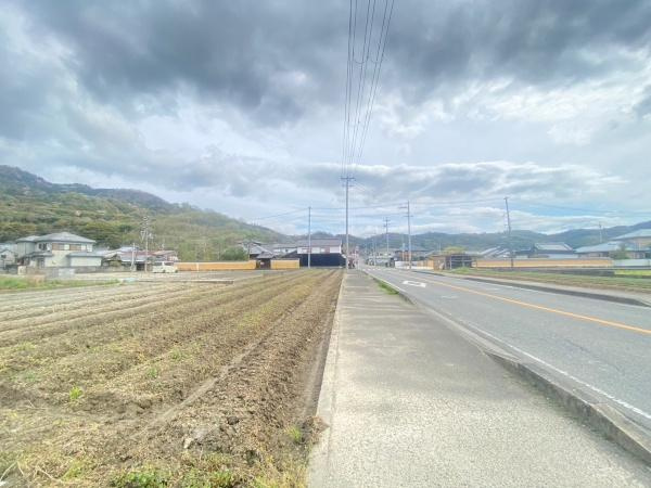 和歌山市禰宜　土地の前面道路含む現地写真