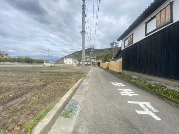 和歌山市禰宜　土地の前面道路含む現地写真