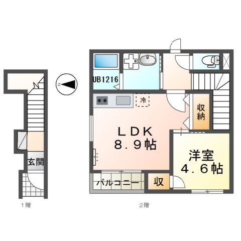 ロマネス豊の間取り