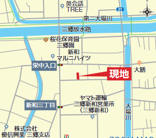【周辺】 | 三郷市新和３丁目　4998
