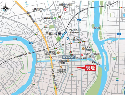 【地図】 | 三郷市新和３丁目　4998