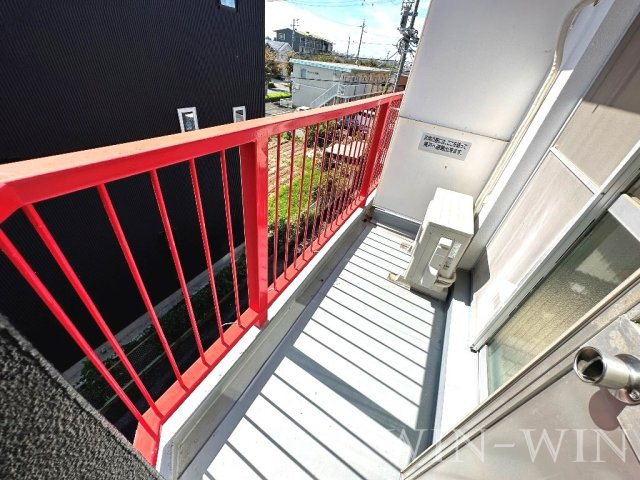 ハイコーポ谷野のバルコニー