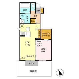 【間取り】 | フローラ・ウィルB