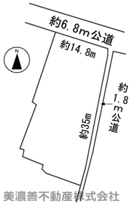 ６１２１０　不破郡垂井町土地の区画図
