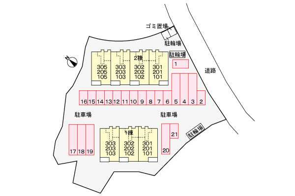 サンライズ　Ⅰ　　刈谷市の賃貸ならクラスホーム刈谷店の駐車場
