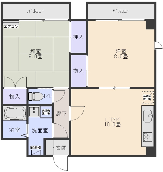 アーバンモールの間取り
