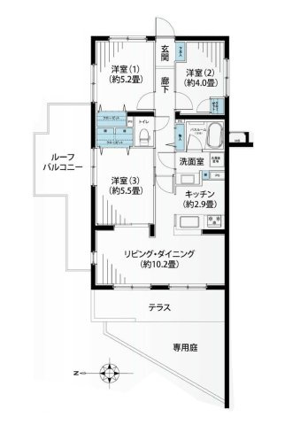 東急田園都市線「藤が丘」サンヴェール藤が丘の画像