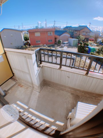 クマノハイツのバルコニー