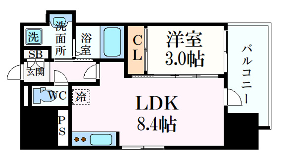 LaSante舟入本町（旧：S-RESIDENCE舟入本町）