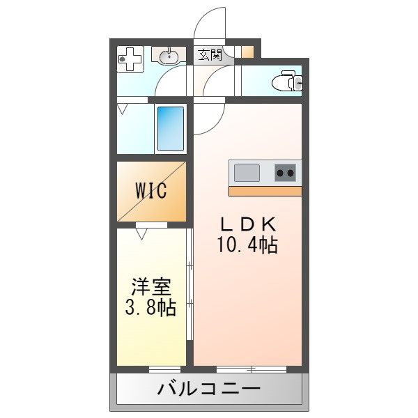 グリシーナの間取り