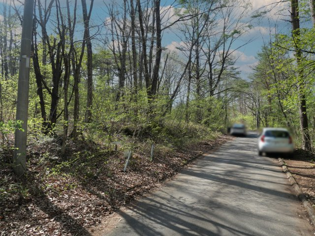 別荘の街・プリンスランド⑥の前面道路含む現地写真