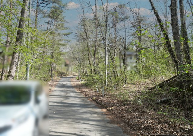 別荘の街・プリンスランド⑥の前面道路含む現地写真