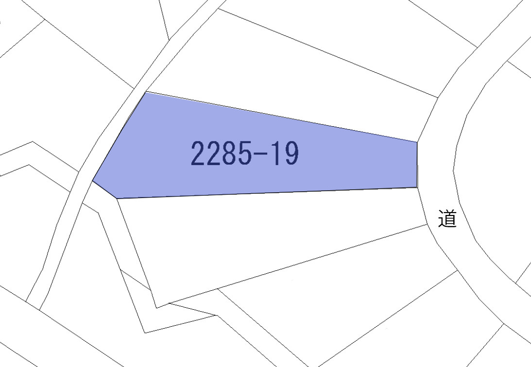 別荘の街・プリンスランド⑦の土地図