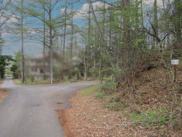 別荘の街・プリンスランド⑧の前面道路含む現地写真