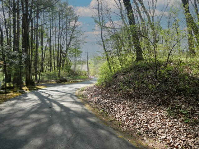 別荘の街・プリンスランド⑩の前面道路含む現地写真
