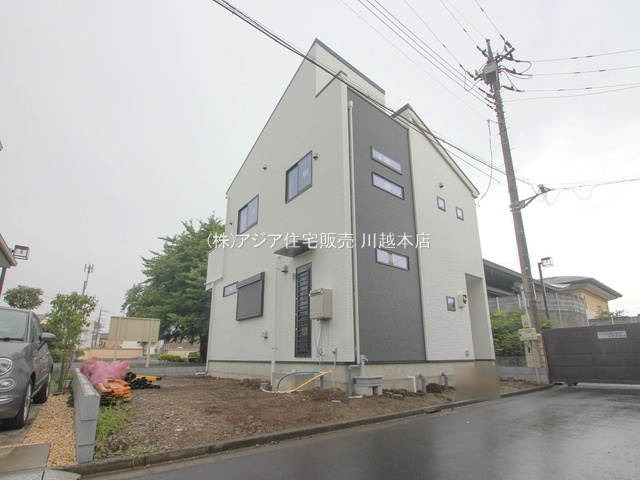 川越市野田町110①　新築戸建の外観|敷地面積３４坪！