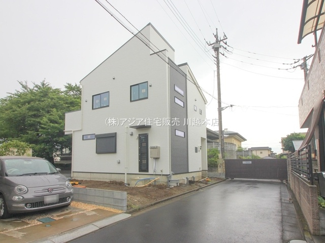 川越市野田町110①　新築戸建の前面道路含む現地写真|北東側4.2ｍ公道