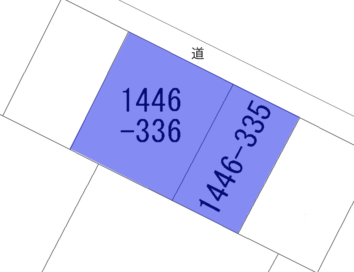 奥軽井沢郷①の土地図