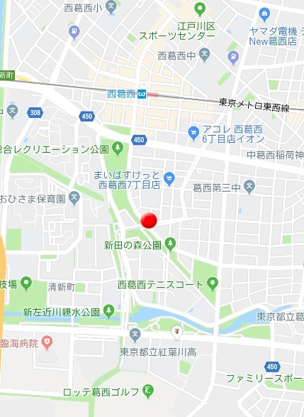 ボヌールの地図