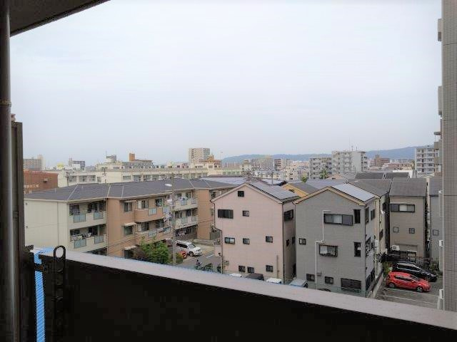 シャトー三愛の展望|バルコニーからの展望です。