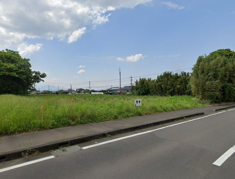 都城市安久町の売地の外観