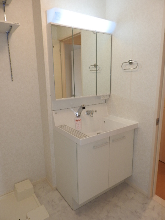 ビスターレの洗面所|忙しい朝には欠かせない洗面所です