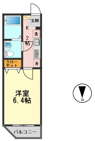 オークレスト小岩の間取り