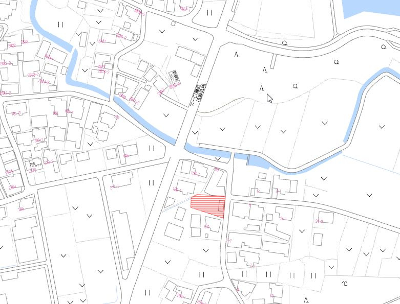 北諸県郡三股町大字樺山の売地の土地図