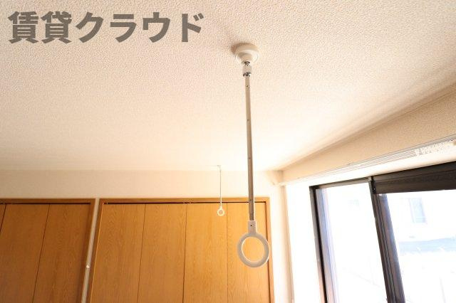 サンハイム学園前　Ａの内装|室内物干