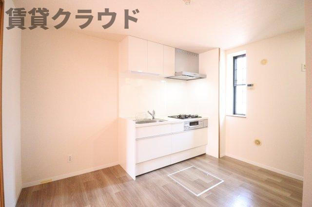 サンハイム学園前　Ａの居間・リビング|ゆったり過ごせるリビングです