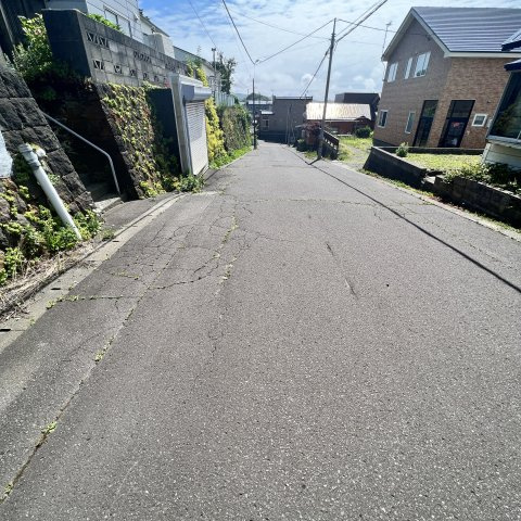 室蘭市日の出町３丁目17-4戸建の駐車場