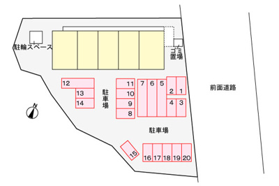 【区画図】 | カルムヴィラいさおし