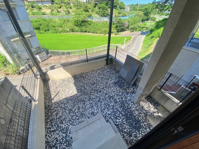 小山田貸家の庭