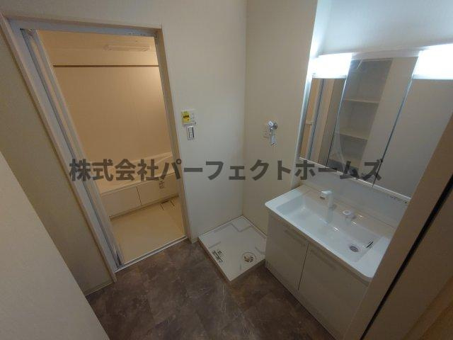 プレミール郡津の洗面所