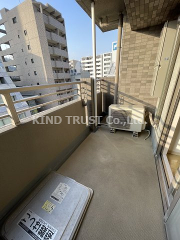 エイペックス梅田東Ⅱのバルコニー|お洗濯にも便利なバルコニー付き