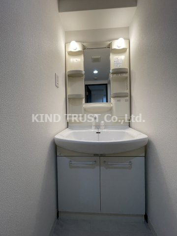 エイペックス梅田東Ⅱの洗面所|広い洗面スペース