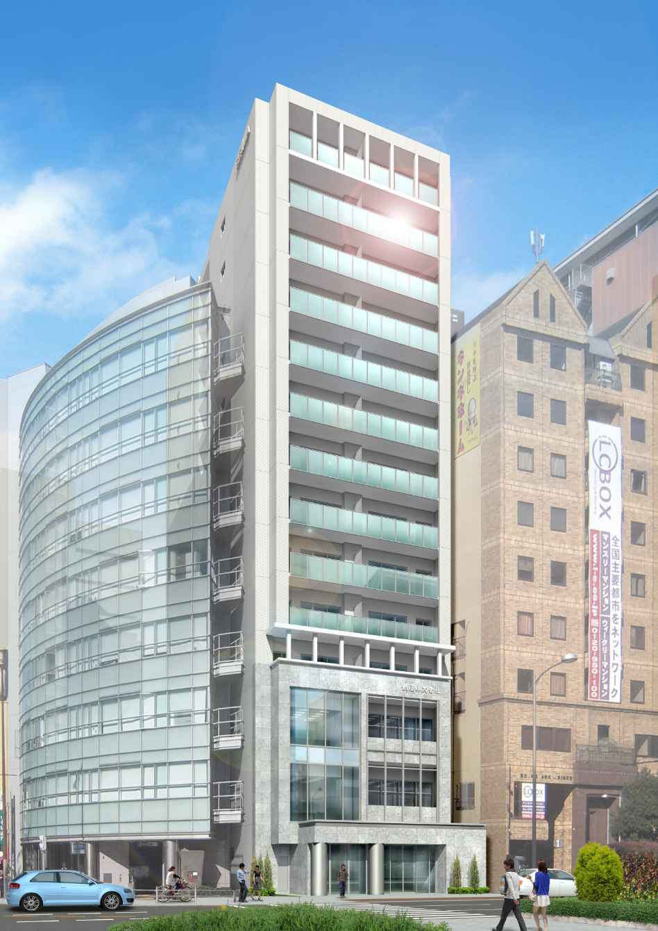 ルマージュ新町の外観