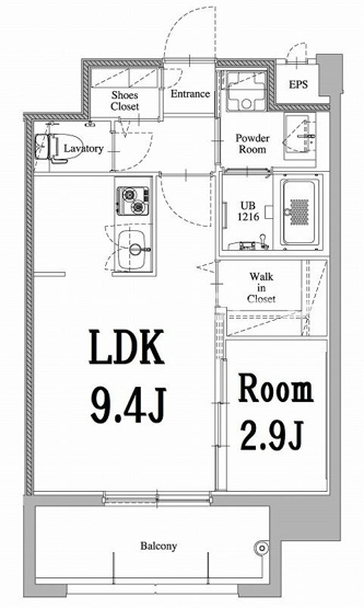 【間取り】 | エンクレスト天神LARK
